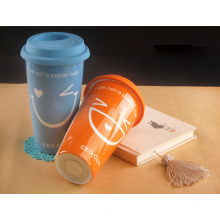 travel mug with wrap